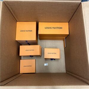 Louis Vuitton Orange Gift Boxes